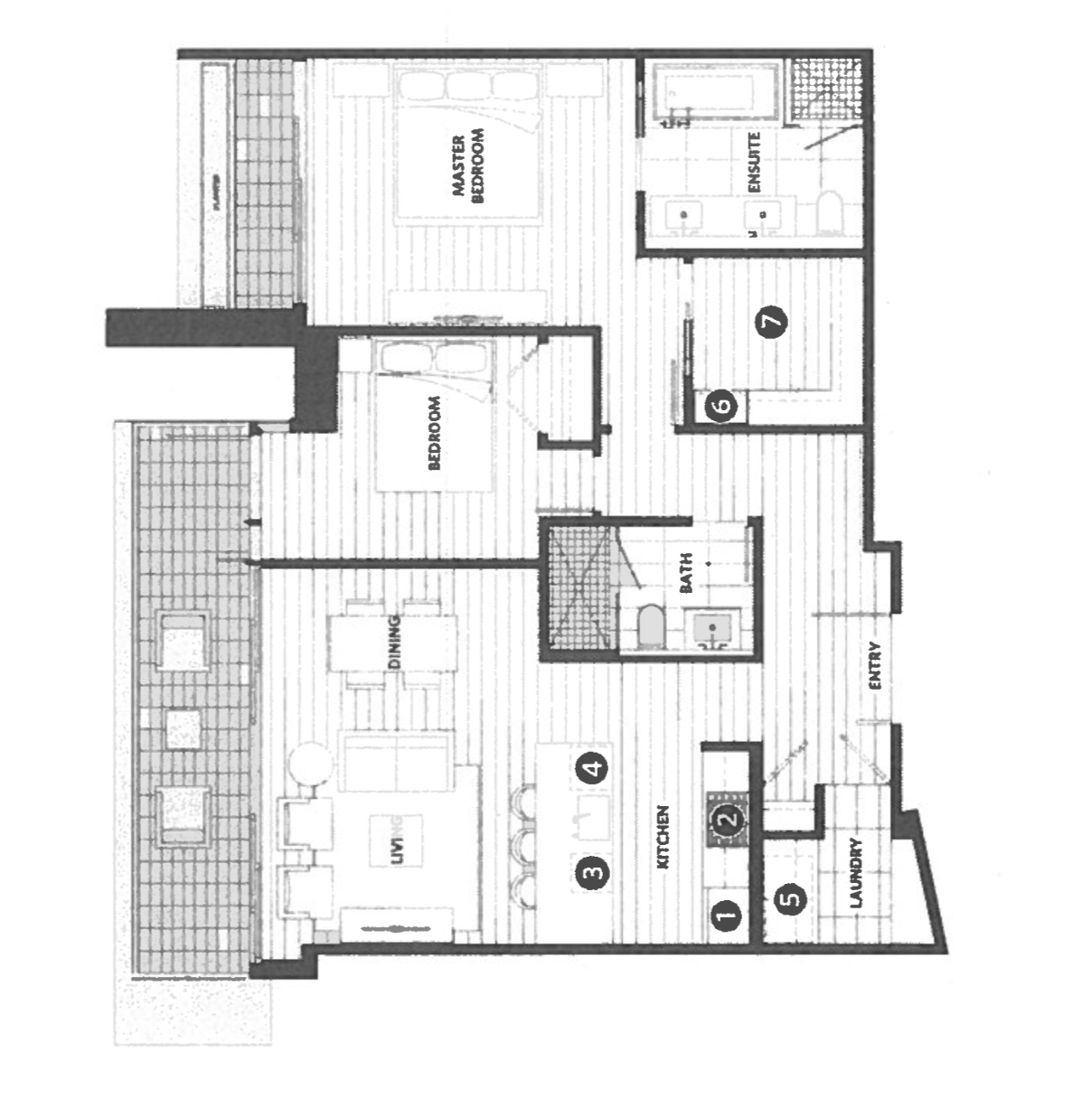 James Cheng Modernism in Ambleside - Floor Plan