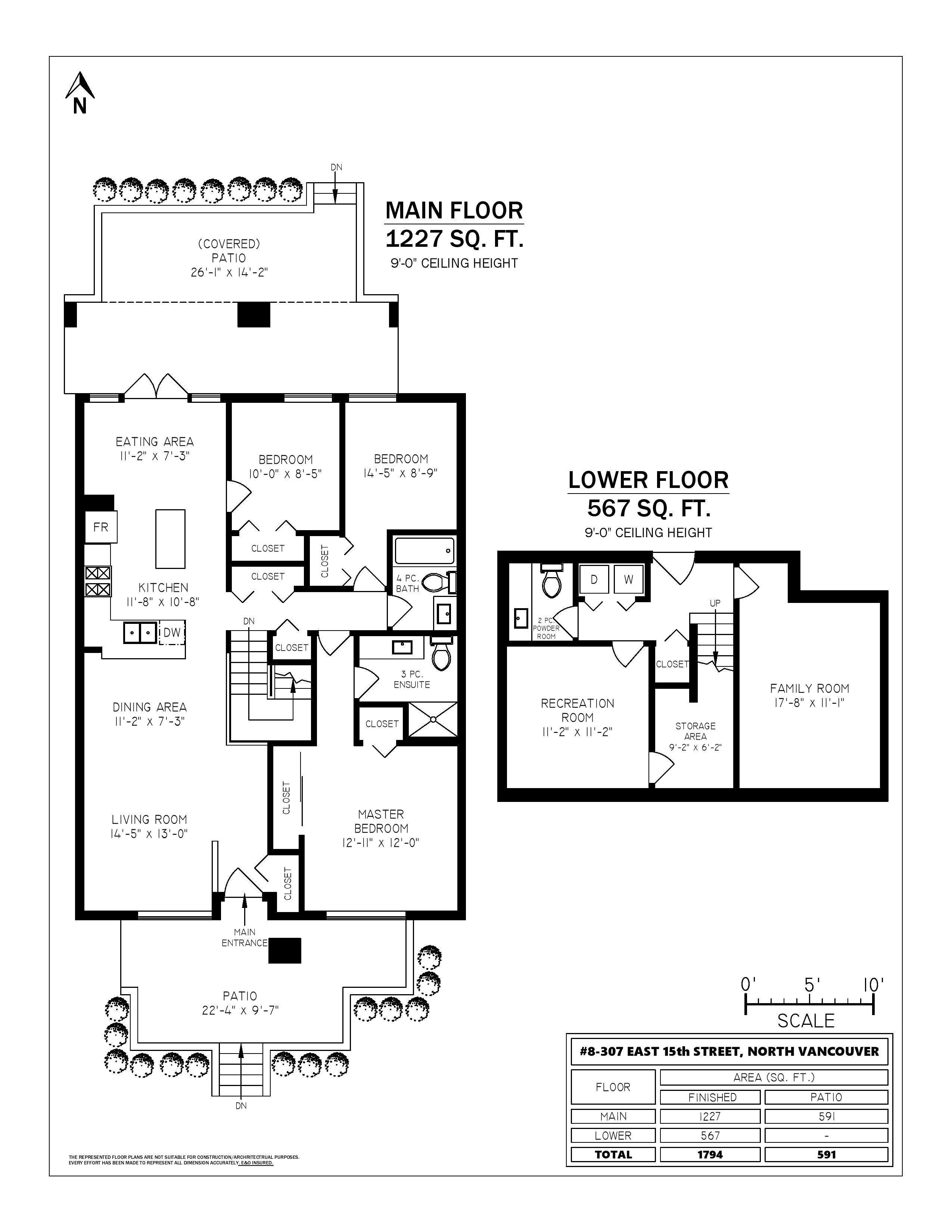Contemporary Avondale Townhome - Floor Plan