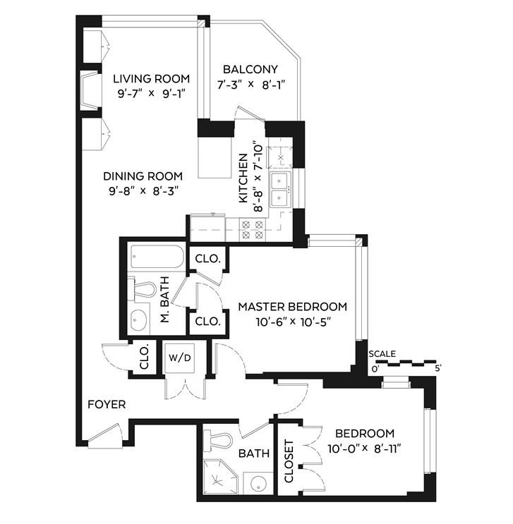 1005 151 2nd st W North Vancouver, BC - Floor Plan